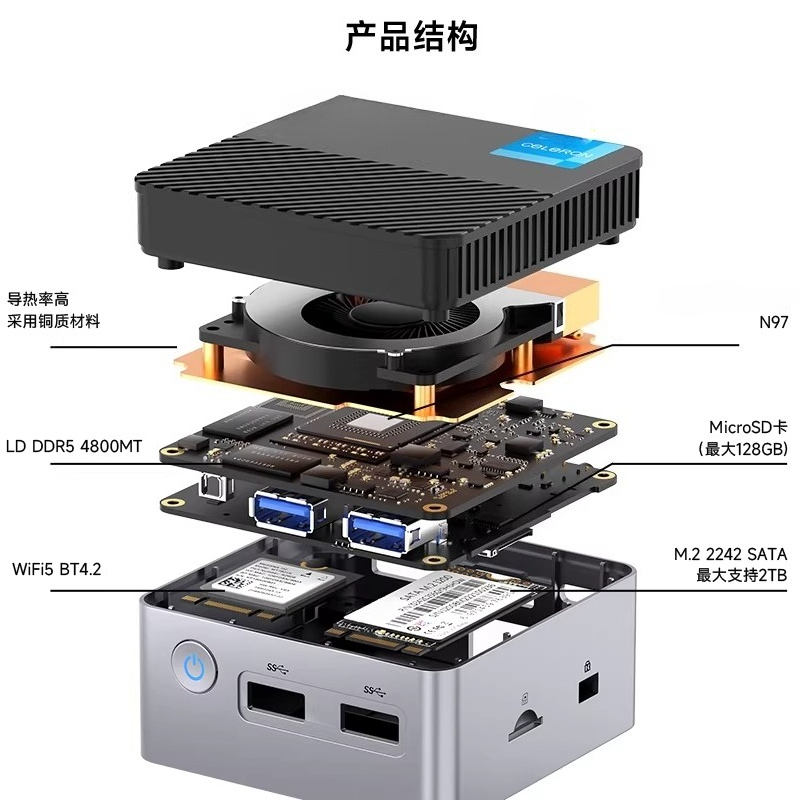 Ddr5 4800Mhz - Mini PC G5 Alder Lake N97