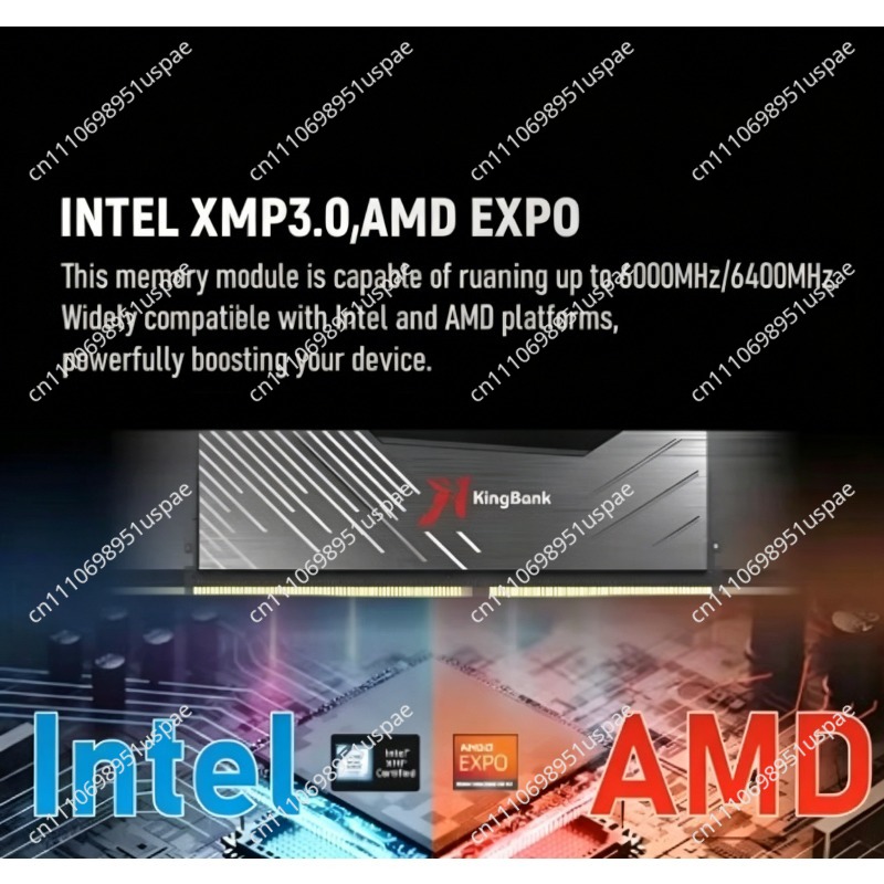 Ddr5 16Gb 6000Mhz - Mémoire de bureau PC XMP 6000MHz
