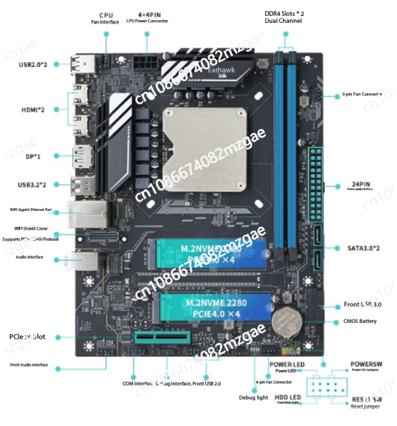 Ddr5 Kit - 13th génération Q1HY carte mère CPU