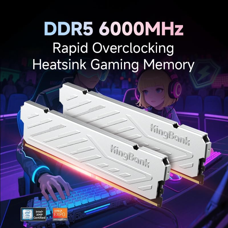 KingBank KJXS DDR5 RAM 8GB/16G - Ddr5 16Gb 6000Mhz avis et prix