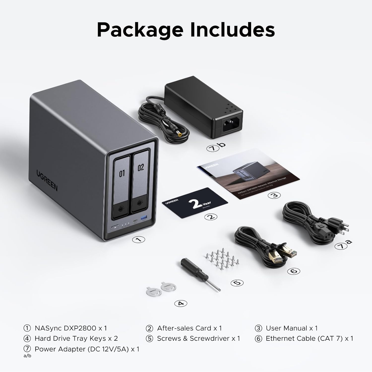 UGREEN NAS DXP2800, NAS de bur - Ddr5 8Gb avis et prix
