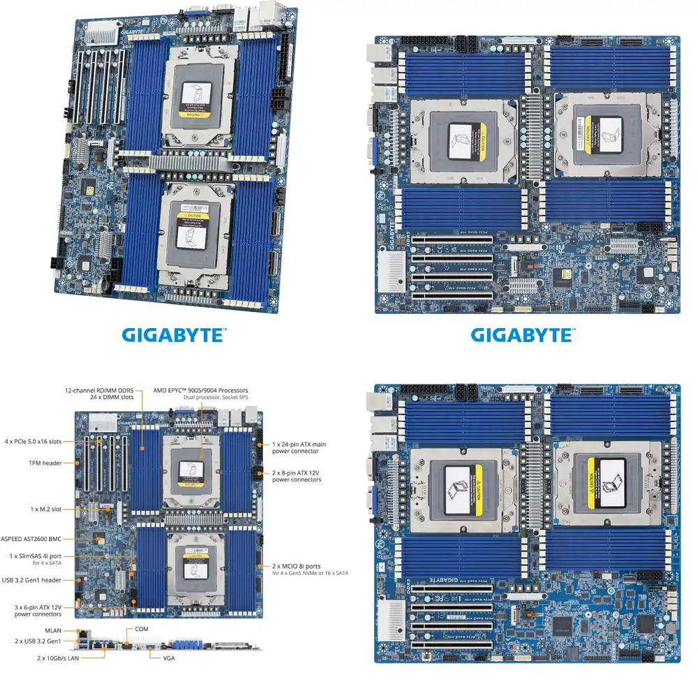 Carte mère serveur MZ73-LM2 po - Ddr5 Memory avis et prix