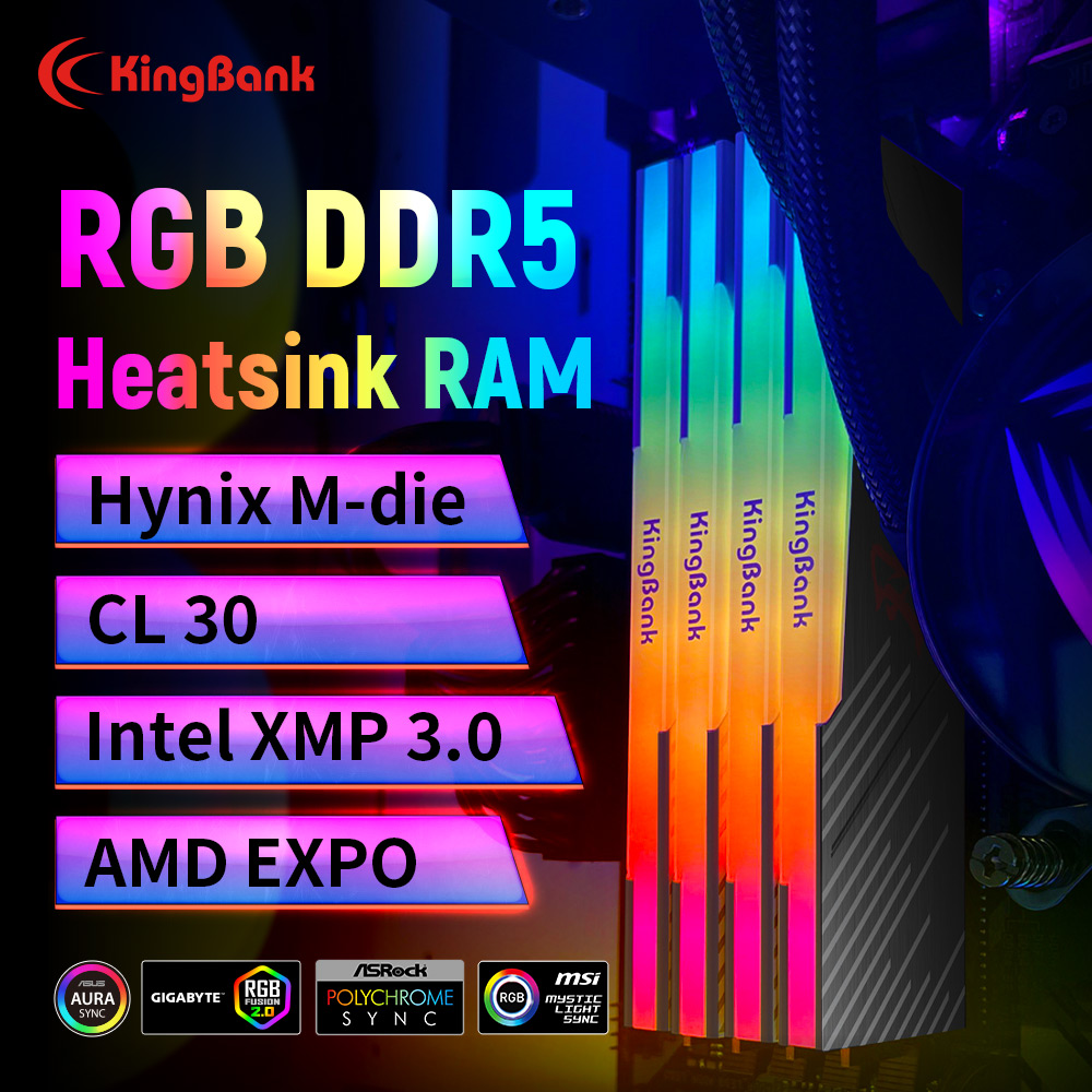 KingBank KRRB DDR5 RGB Série S - Ddr5 6000Mhz avis et prix