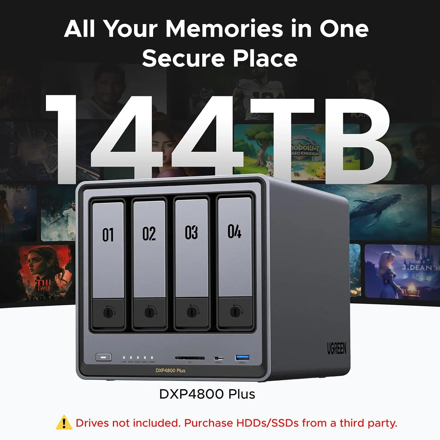 UGREEN NAS DXP4800 Plus NAS 4  - Ddr5 8Gb avis et prix