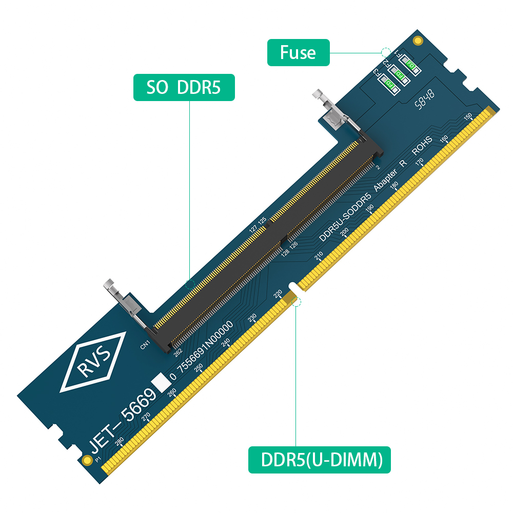 2 cartes adaptateur de mémoire - Ddr5 Laptop Ram avis et prix
