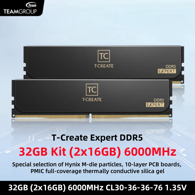 TEAMGROUP T-Create Expert CL30 - Ddr5 6000Mhz avis et prix