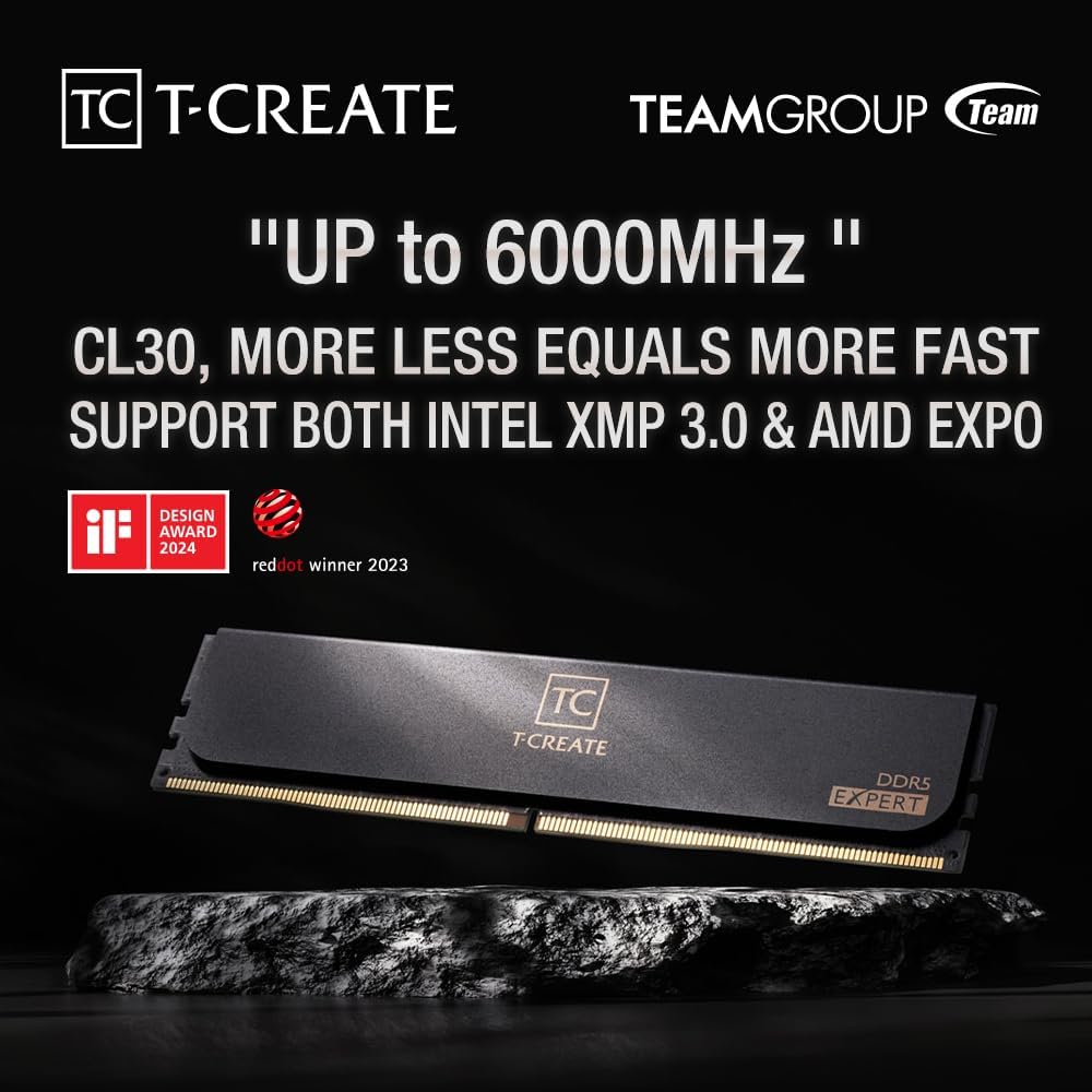 TEAMGROUP T-Create Expert CL30 - Ddr5 6000Mhz avis et prix