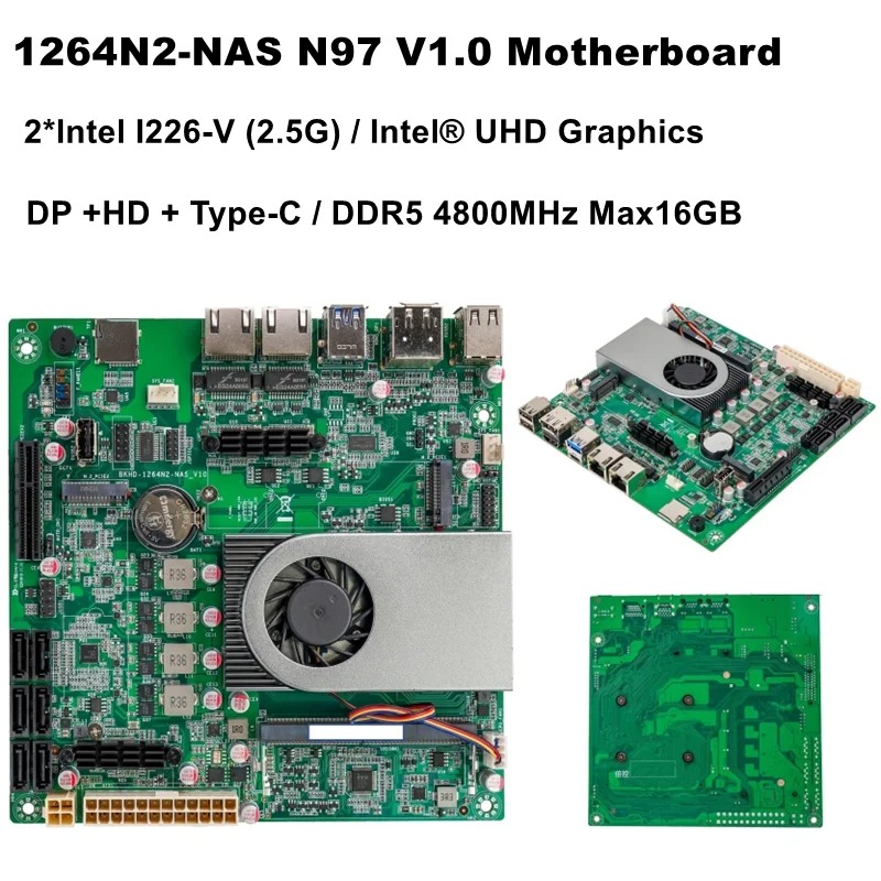 2*Intel I226 V 2.5G 1264N2 NAS - Ddr5 4800Mhz avis et prix