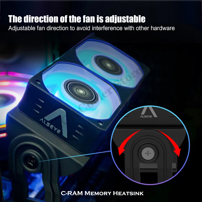 Refroidisseur de RAM Alseye po - Ddr5 Rgb Ram avis et prix