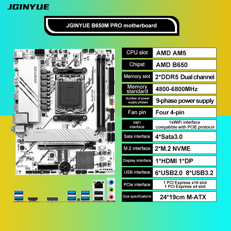 PRO B650M MATX AMD B650 DDR5 6 - Ddr5 6000Mhz avis et prix